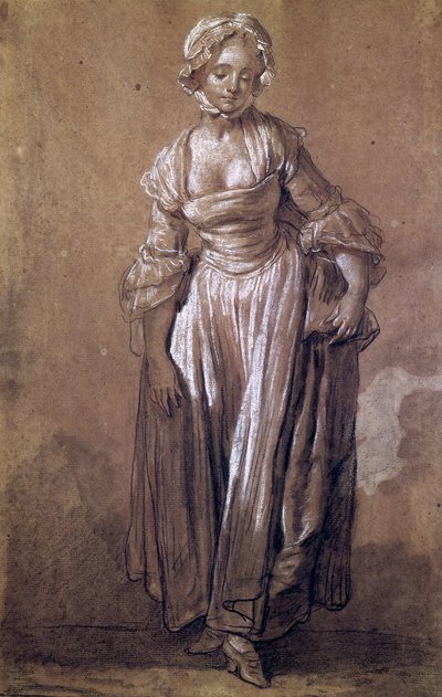 Standing Young Girl, Study for 